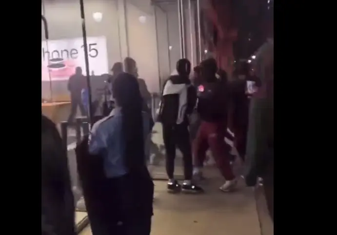 Chaos Erupts at Apple Store in Philly as Crowds Swarm for Free iPhone 15 Pro
